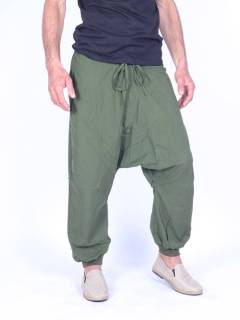 Pantalón Harem semi-aladín liso PAHC22 para comprar al por mayor o detalle  en la categoría de Ropa Hippie Bohemia de Hombre, Artesanal | ZAS.